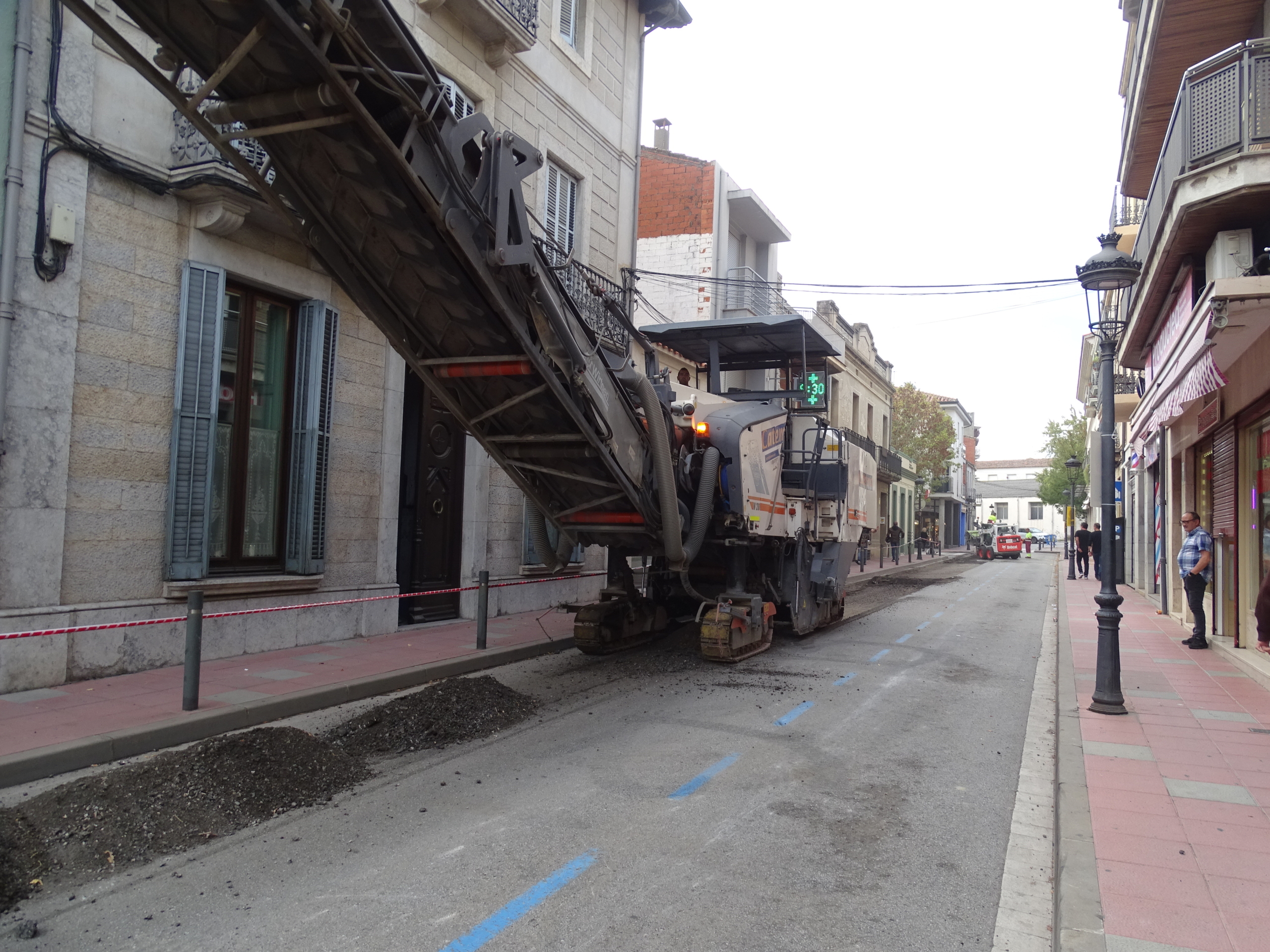 Reasfaltats de carrers a Sant Celoni